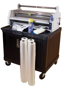 Fujipla LPE6510 Laminating System – 25” School Laminating System with Cart and Supplies